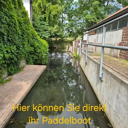 Neu!!! Scherz-ruhig Am Standrand Mit Wasserzugang & Paddelboot